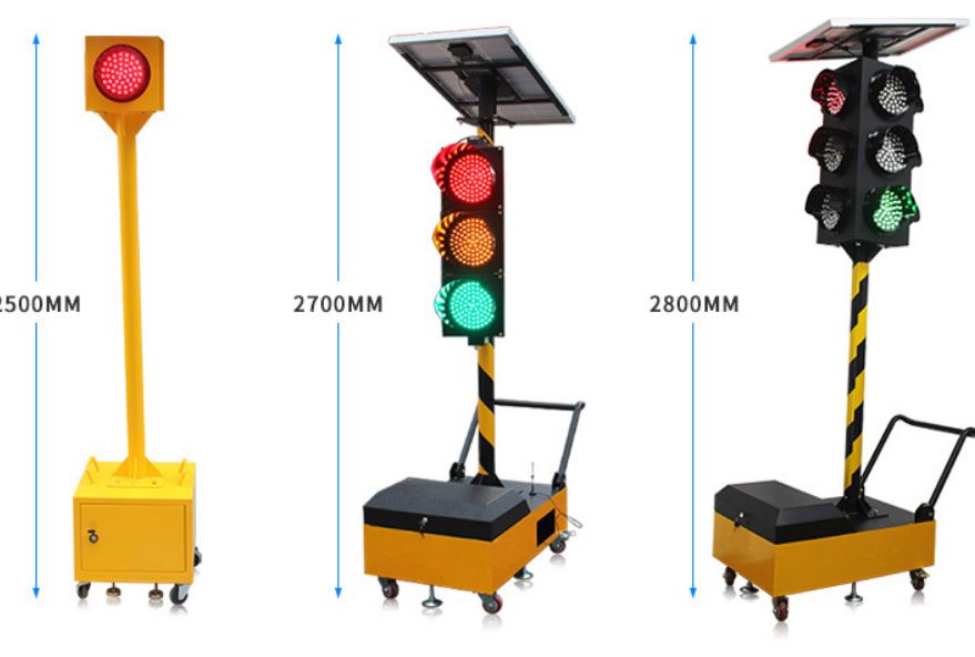 solar energy mobile traffic lights